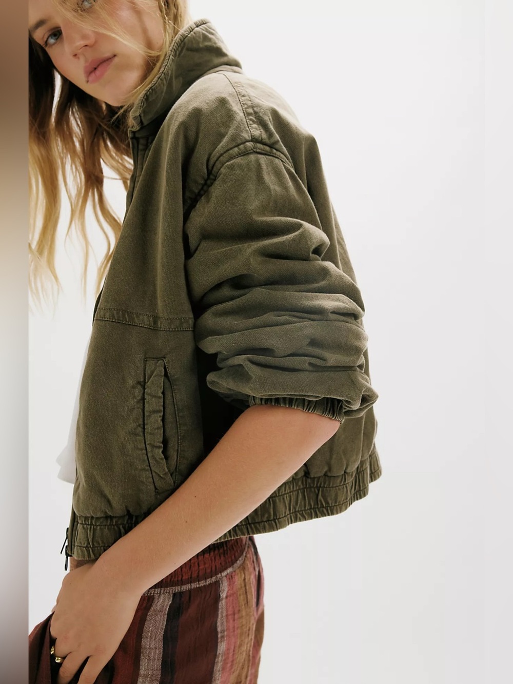 NWT! Free People FP One Birdie Washed Jacket Sz Small - Picture 2 of 7